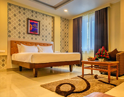 Deluxe family room at Hotel Royal Grande